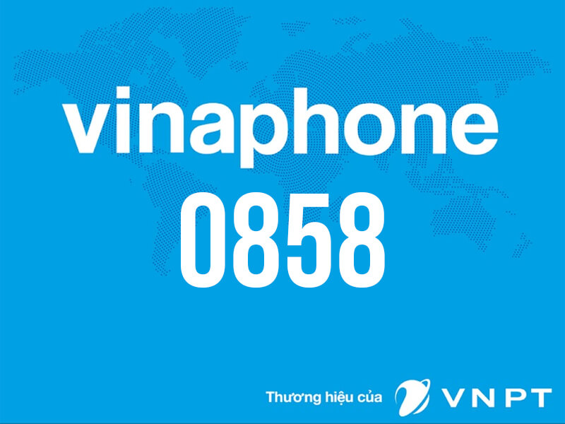 0858 là đầu số di động của nhà mạng Vinaphone