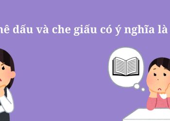 Chê dấu và che giấu có nghĩa là gì?