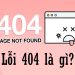 Lỗi 404 là gì?