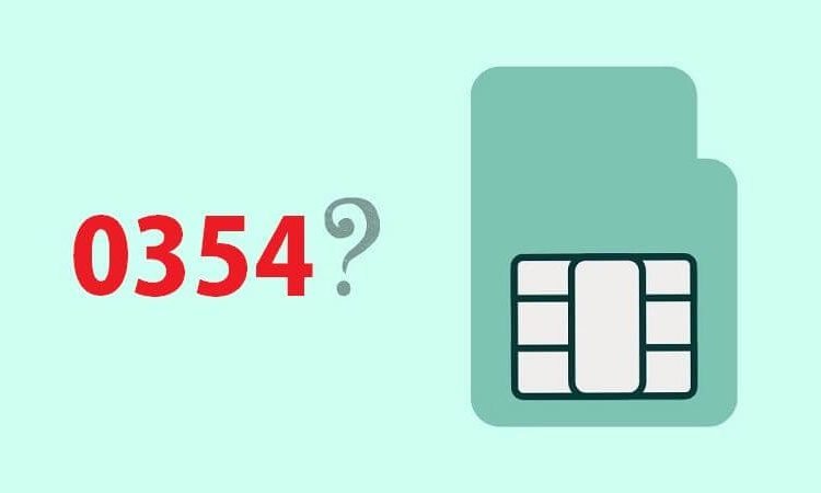 Sim di động đầu số 0354 thuộc nhà mạng nào?