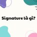 Signature là gì?