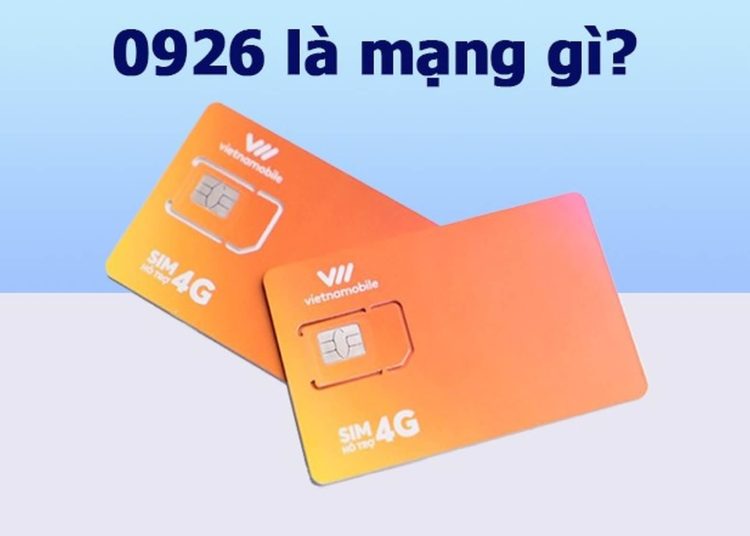 0926 là đầu sim di động của nhà mạng Vietnamobile